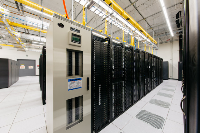 The inside of a Hivelocity data center