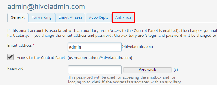 select antivirus button in red. 