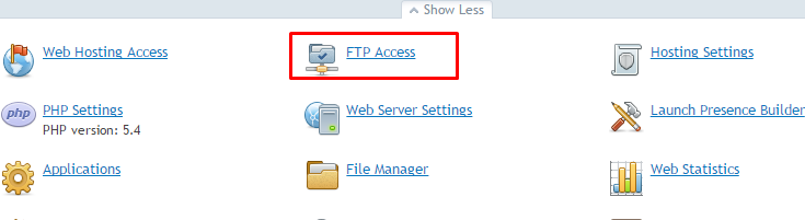 Click FTP Access 