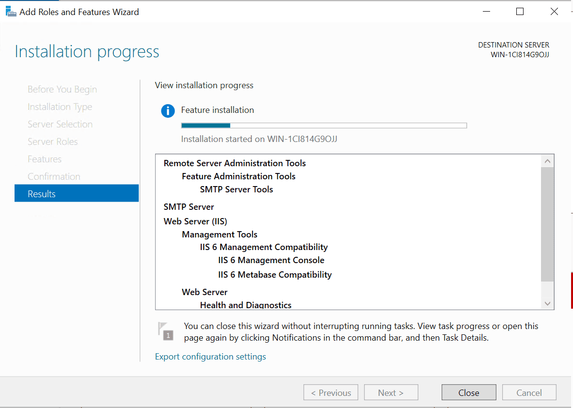 Feature Installation