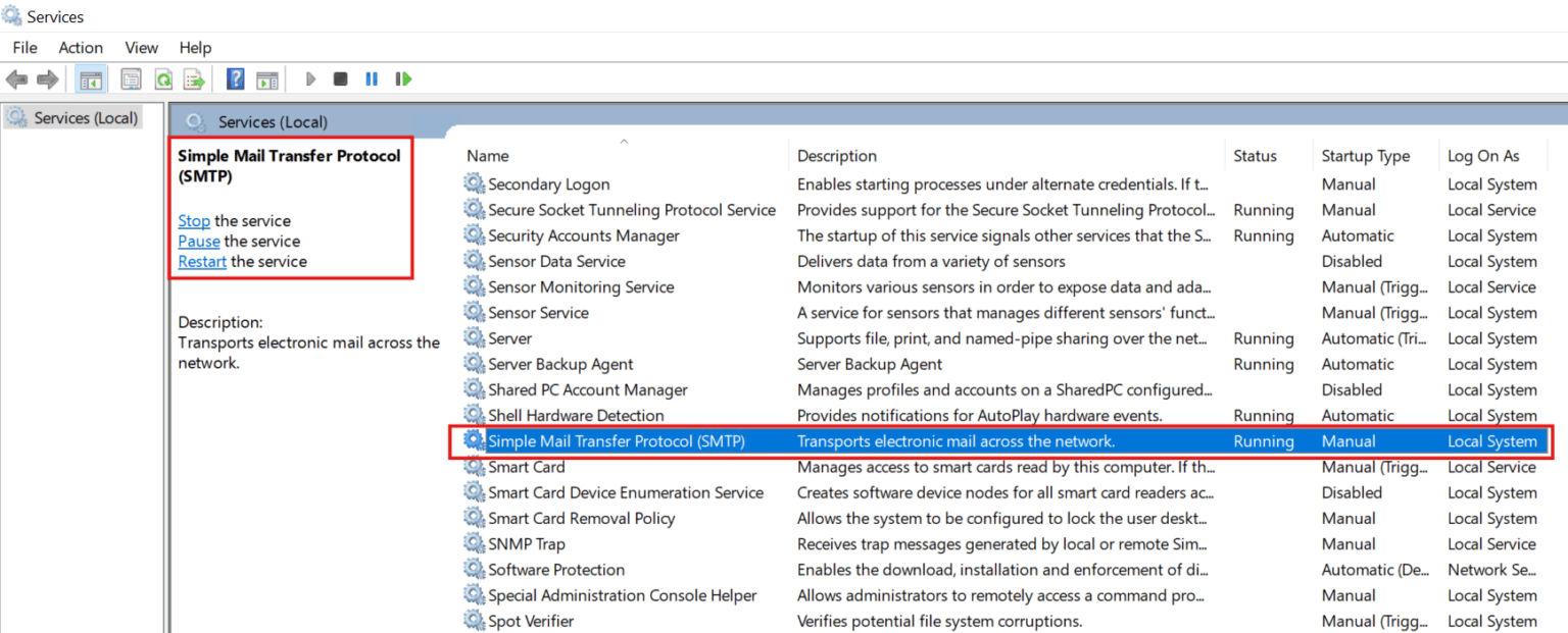 How to Install and Configure SMTP Server on Windows Server