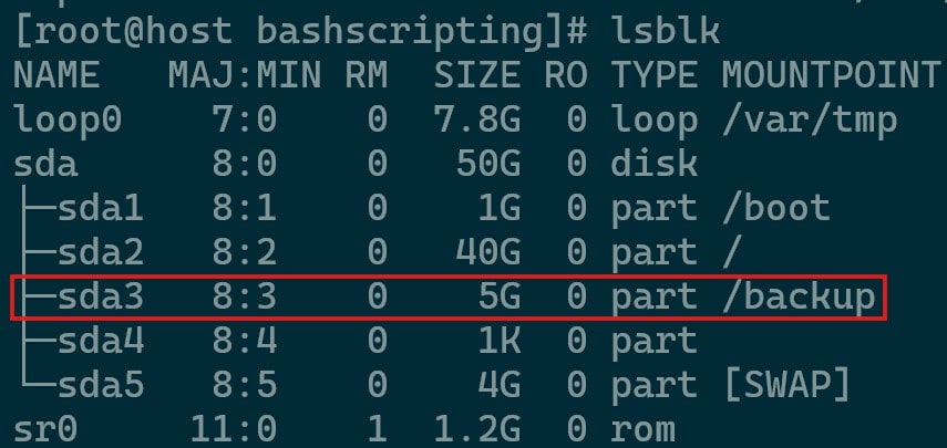 /backup Directory Confirmation