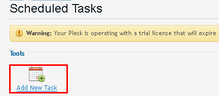Scheduled Tasks window highlight the option to "Add New Task"