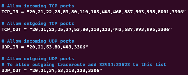 Screenshot showing the addition of Port 3306 to multiple lines within the MySQL configuration file.