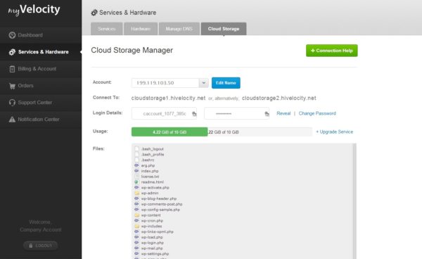 myVelocity cloud manager