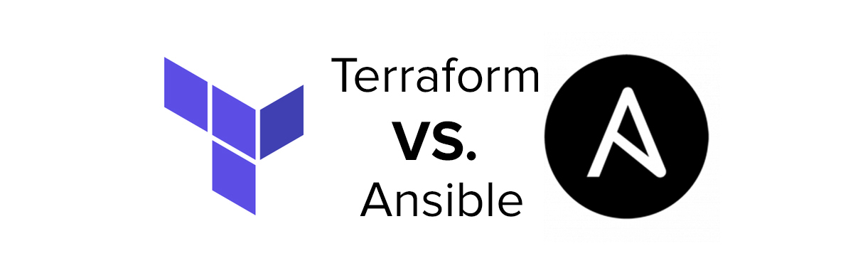 Terraform and Ansible logos with the text "Terraform VS. Ansible"