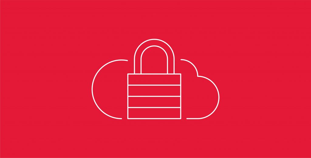Icon of a cloud and a padlock, symbolizing the concept of vendor lock-in