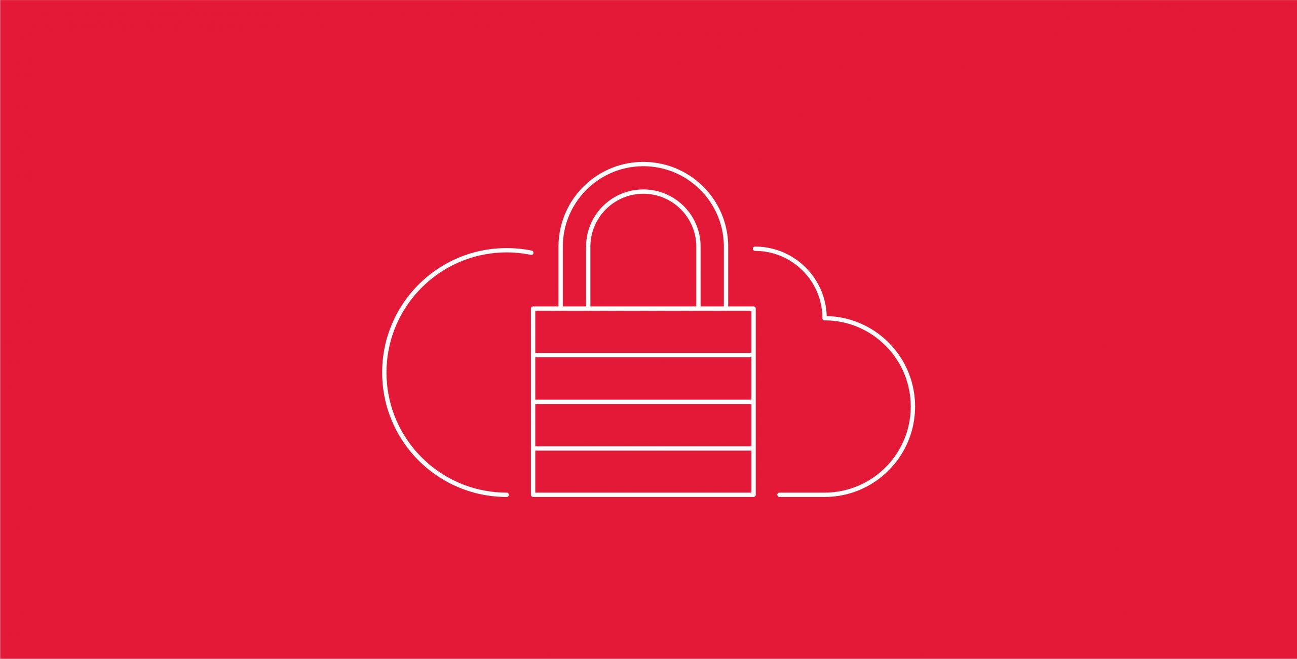 Icon of a cloud and a padlock, symbolizing the concept of vendor lock-in