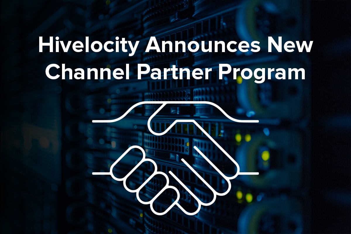 Hero image showing icon of two hands shaking and the text "Hivelocity Announces New Channel Partner Program"