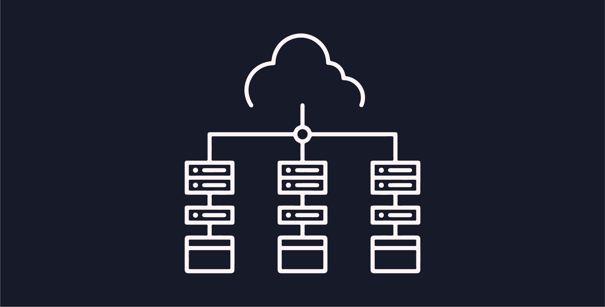 Hero image with illustration of cloud VPS