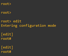 Configuration mode CLI