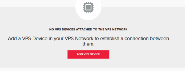 Configuration page for the VPS network that was created. Here we will add a new VPS
device to the VPS network.