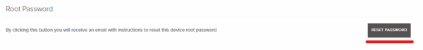 Reset Password Button as Part of the VPS Password Reset Process