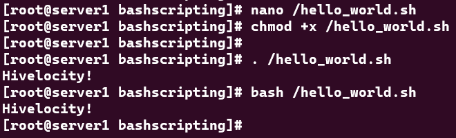 Bash Scripts in Linux - Hivelocity Hosting