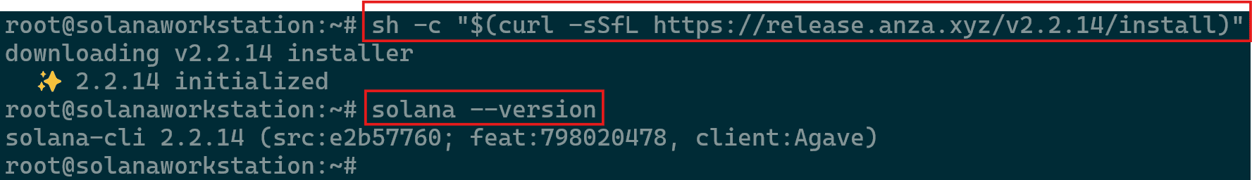 Solana Installation Confirmation