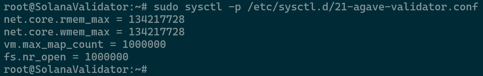 Verification of Validator Configuration