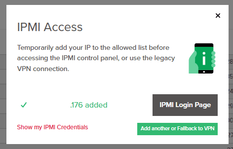 IPMI Login & Credentials
