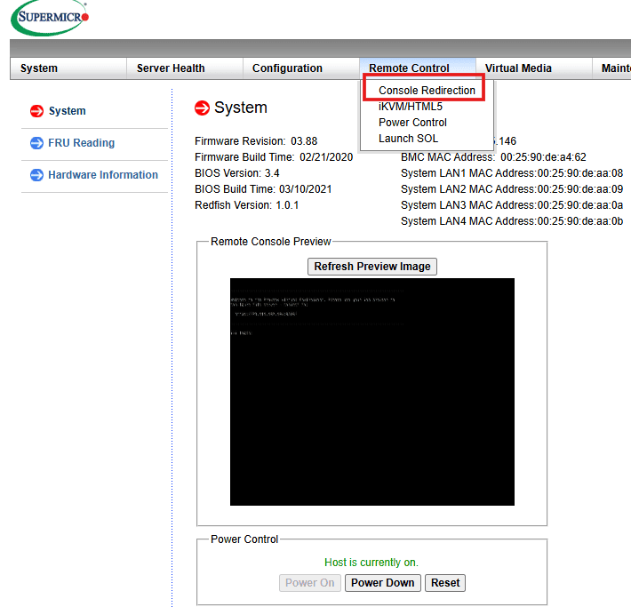 Opening the JAVA Console