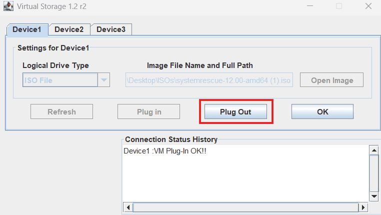 Unmounting the ISO File