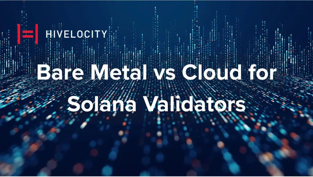 a cost and performance analysis for bare-metal vs cloud for solana validators