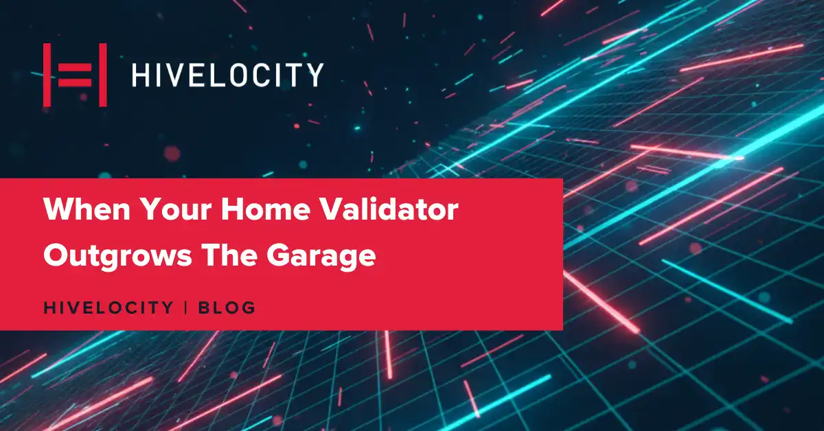 Scale to Data Center: When Home Validators Outgrow Garages