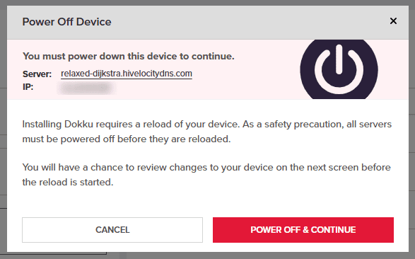 Application Installation Confirmation